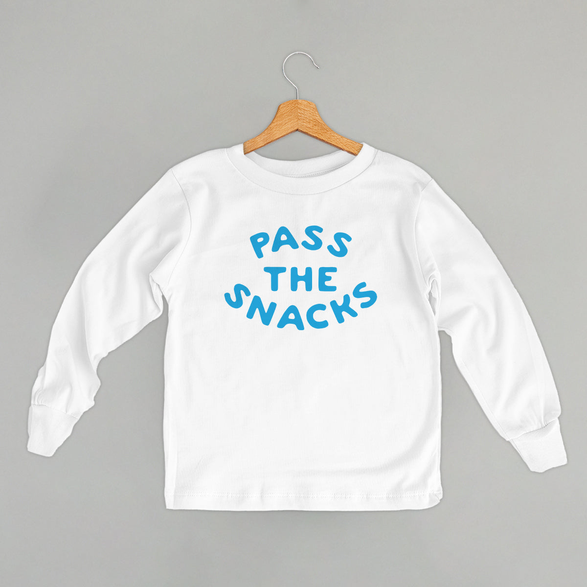 Pass The Snacks (Blue) (Kids) - Toddler Tee, Light Blue - Bexa Boutique