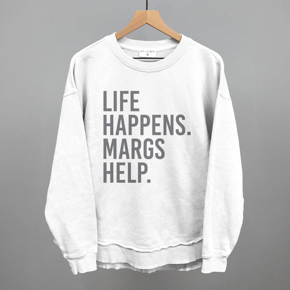 Life Happens Margs Help - Tee, Natural - Bexa Boutique