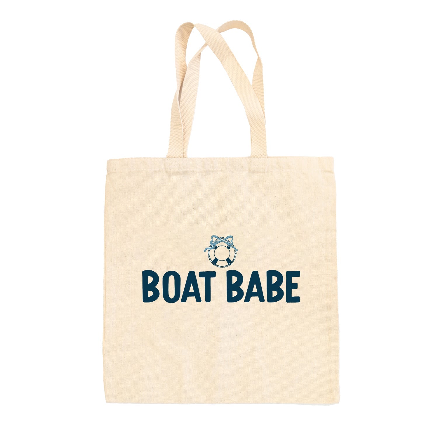 Boat Babe (Tote Bag) - Tote, White - Bexa Boutique