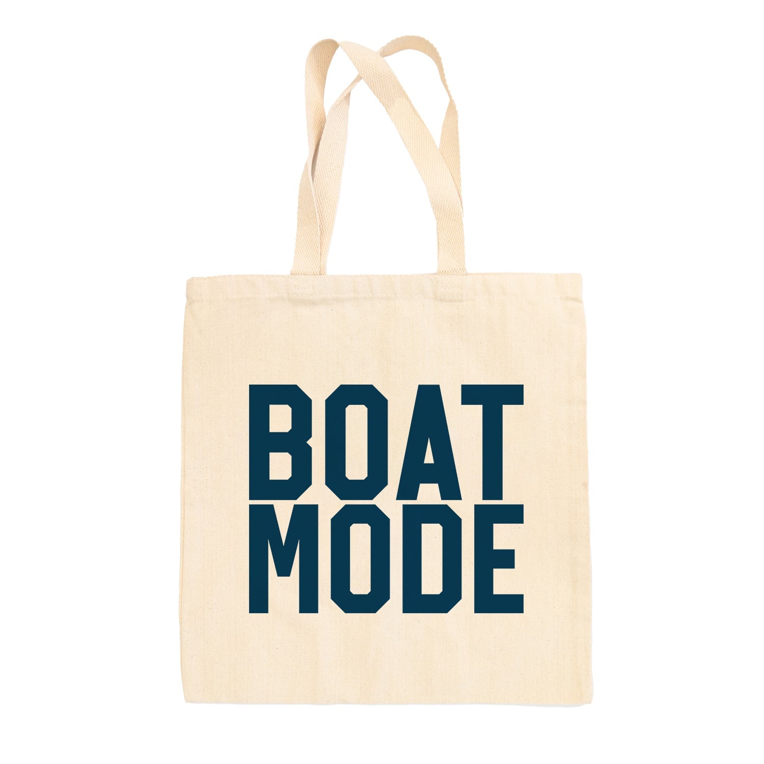 Boat Mode (Tote Bag) - Tote, White - Bexa Boutique