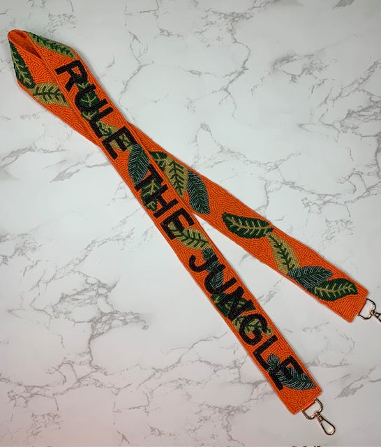 Rule the Jungle beaded strap - Pretty Crafty Lady Shop
