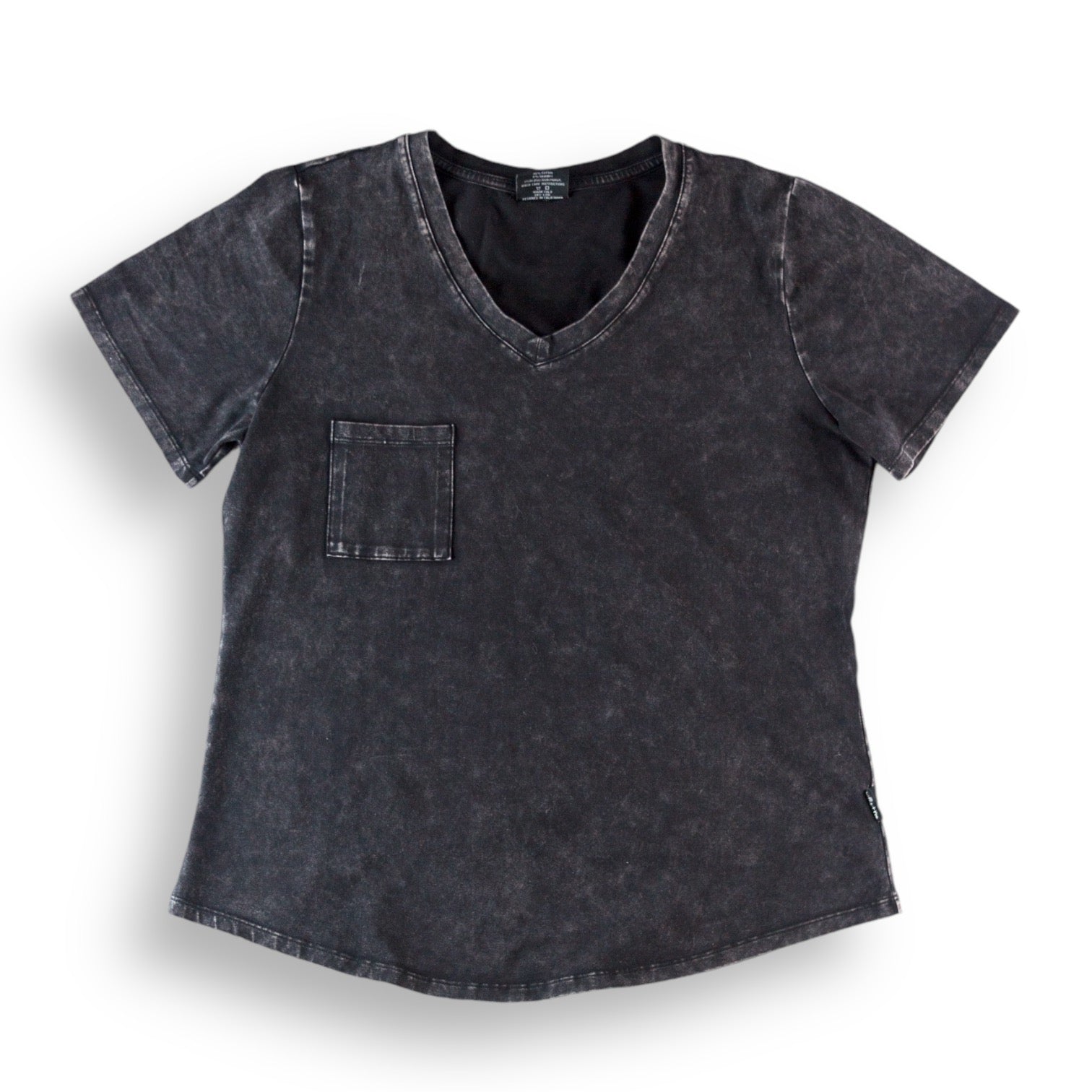 MAMA V-NECK- Midnight Snow Wash