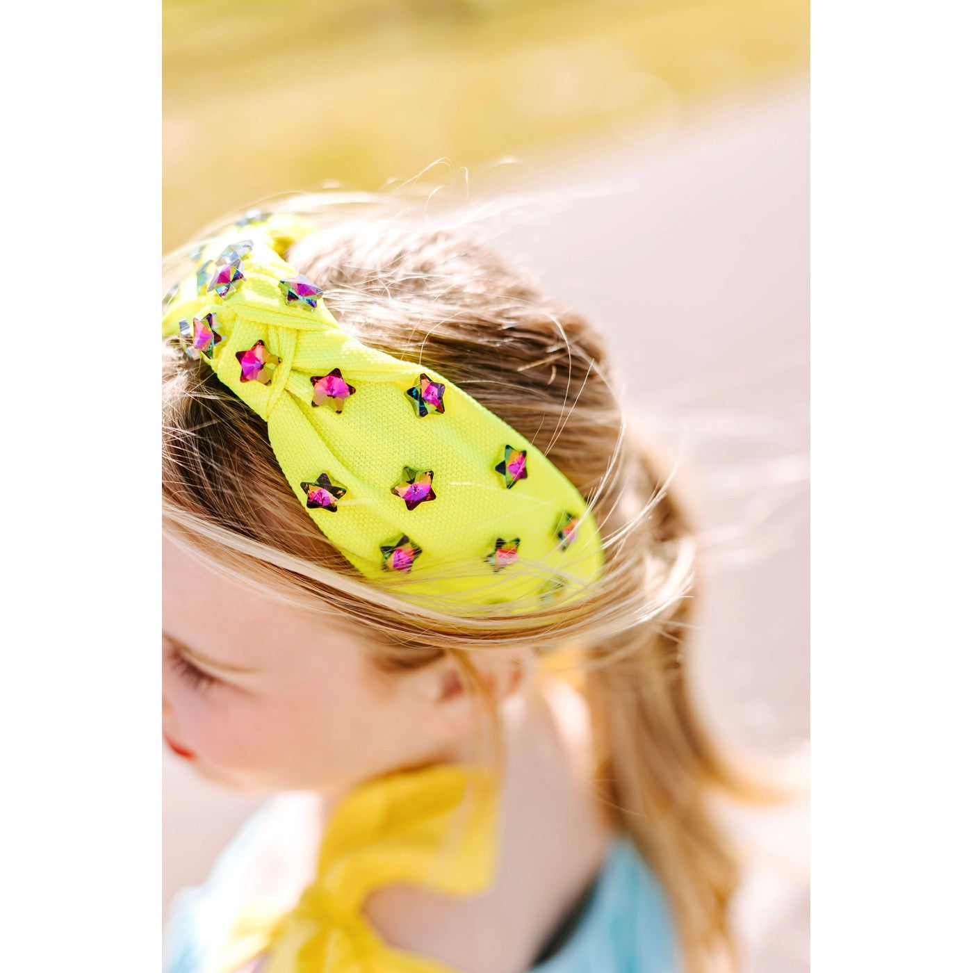 Bright Green Star Headband