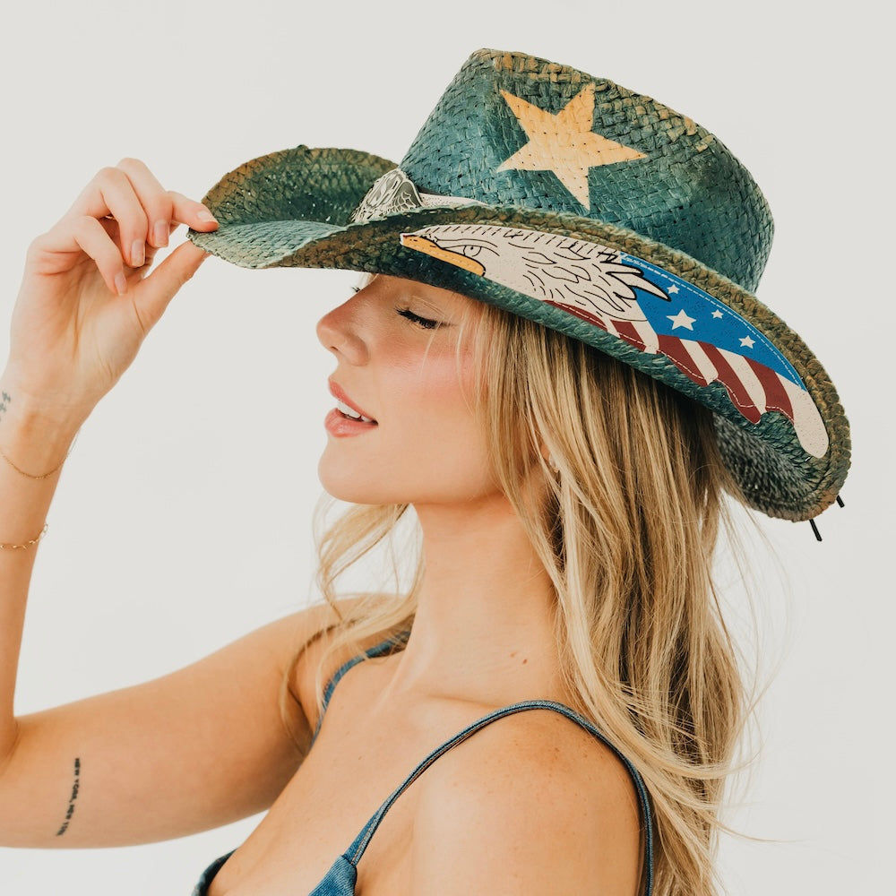 Land I Love USA Cowboy Hat - Bexa Boutique