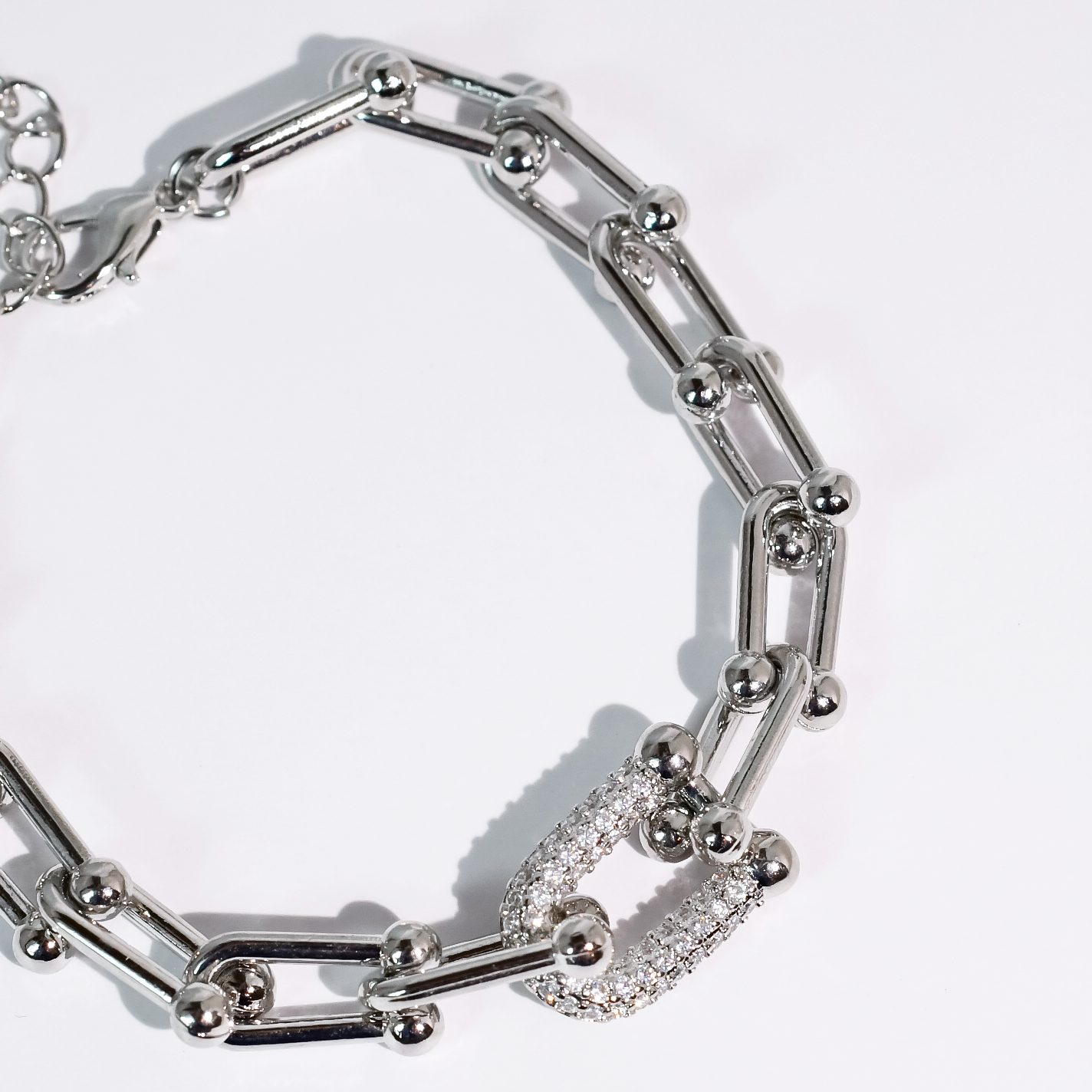 Lock It In Silver Bracelet