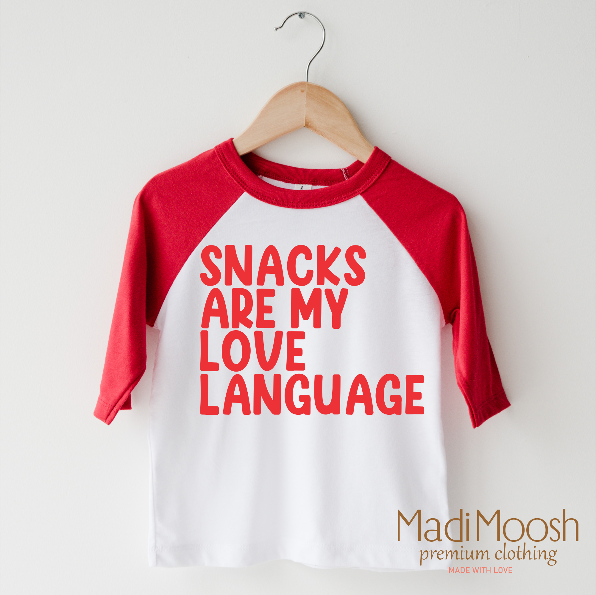 Snacks Are My Love Language Valentine's Day Shirt - Valentine Tee