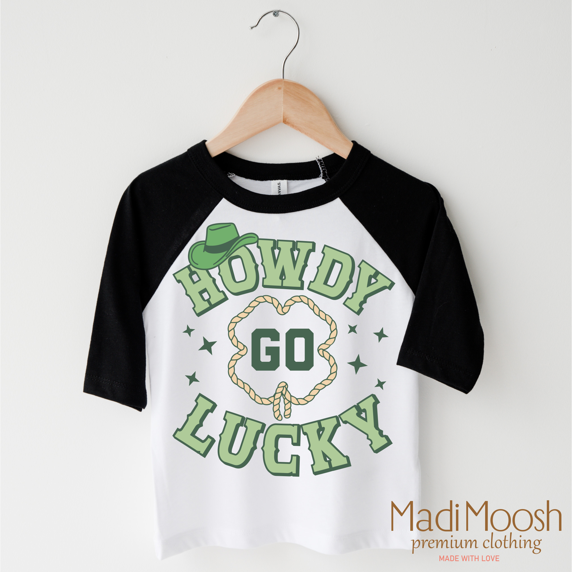Howdy Go Lucky Western St. Patrick's Day Shirt - St. Patrick's Day Tee