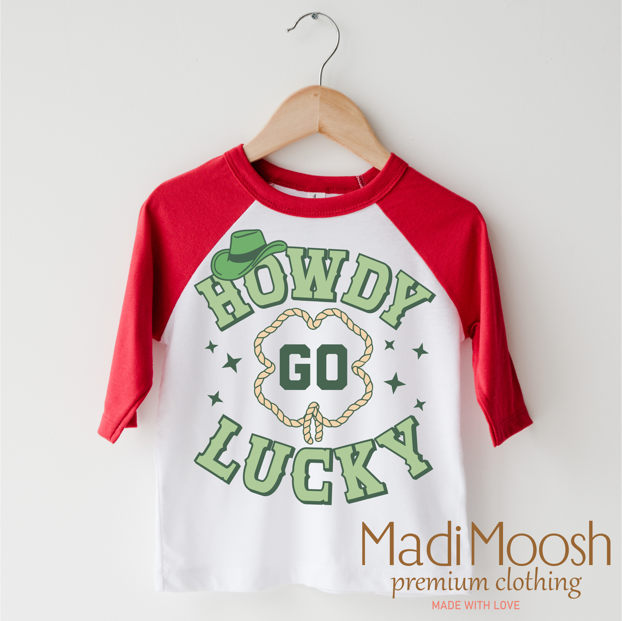 Howdy Go Lucky Western St. Patrick's Day Shirt - St. Patrick's Day Tee