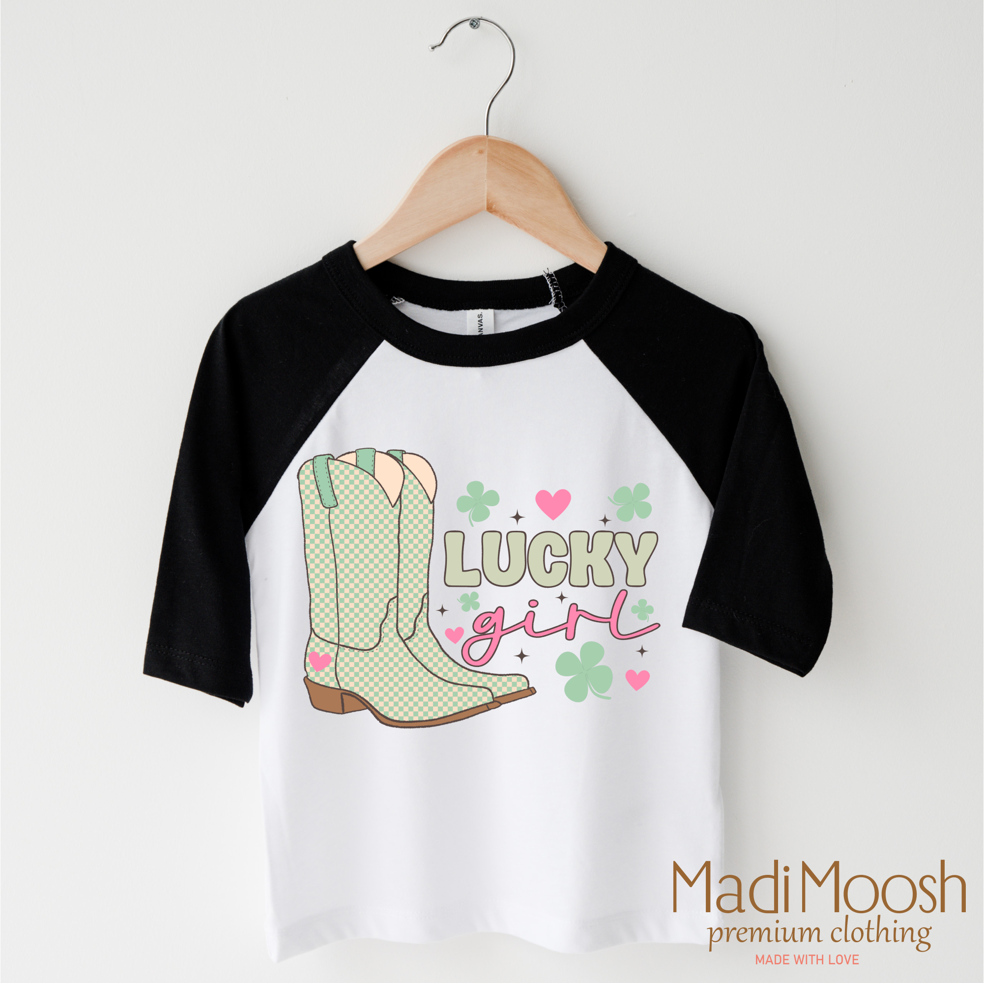 St. Patrick's Day Lucky Cowgirl Shirt - Retro Western St. Patrick's Day Tee