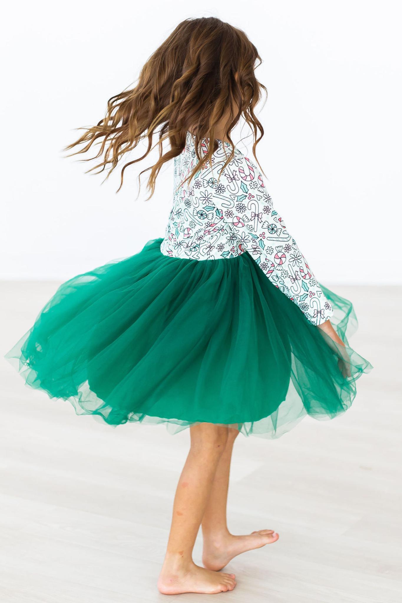 Mints & Mistletoe L/S Tutu Dress