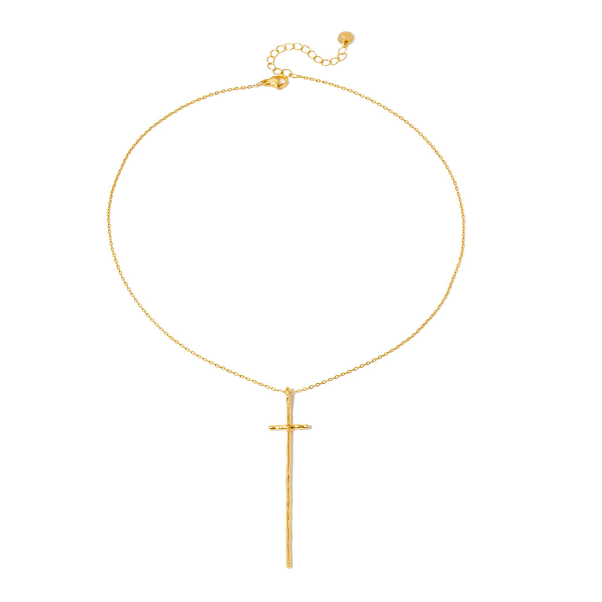 Modern Cross Necklace - WATERPROOF - Gold - Bexa Boutique