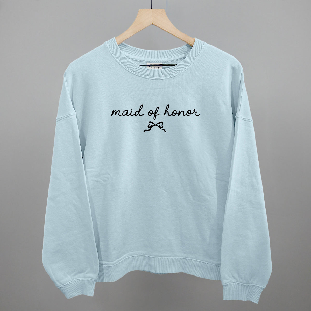 Maid Of Honor Bow + Script - Comfort Colors Tee, Blossom - Bexa Boutique