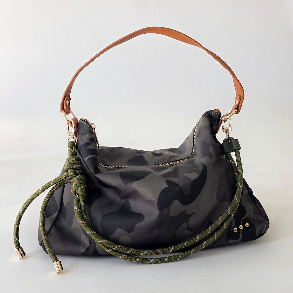 Nikki Nylon Slouchy Shoulder Bag - Bexa Boutique