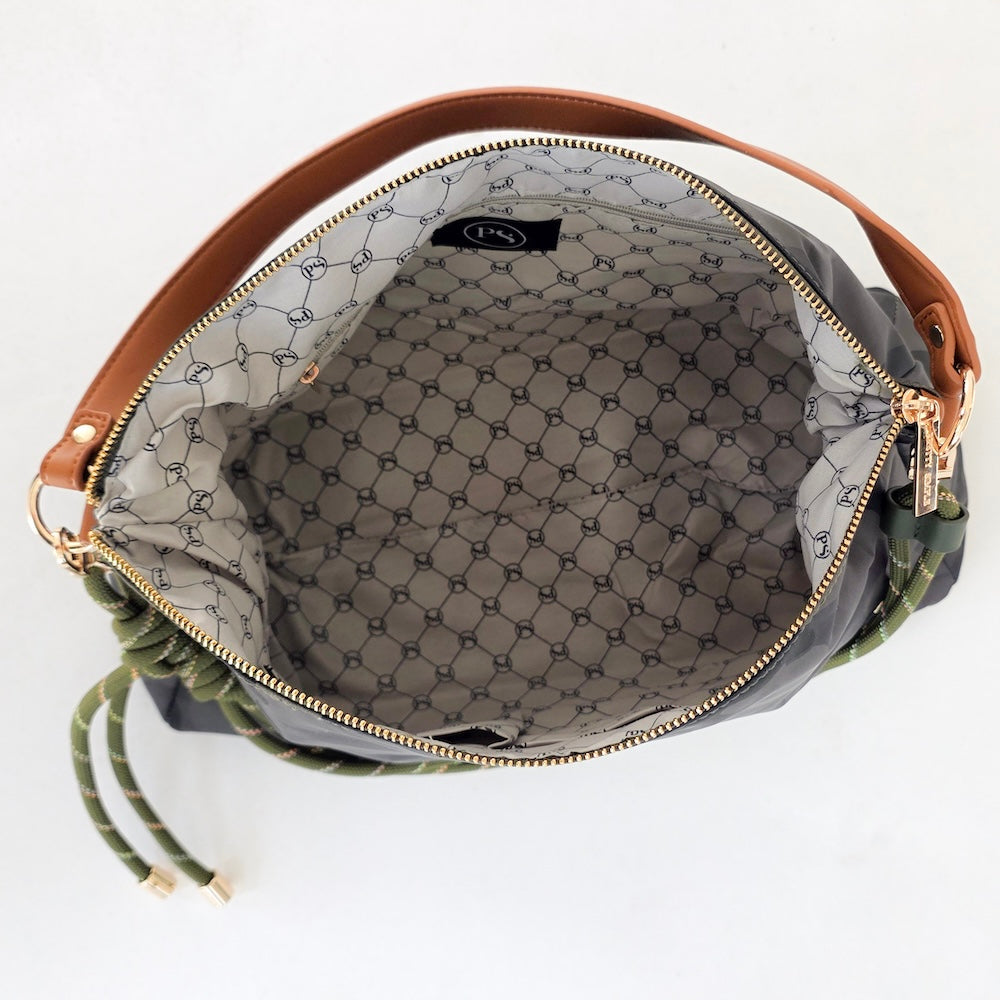 Nikki Nylon Slouchy Shoulder Bag - Bexa Boutique