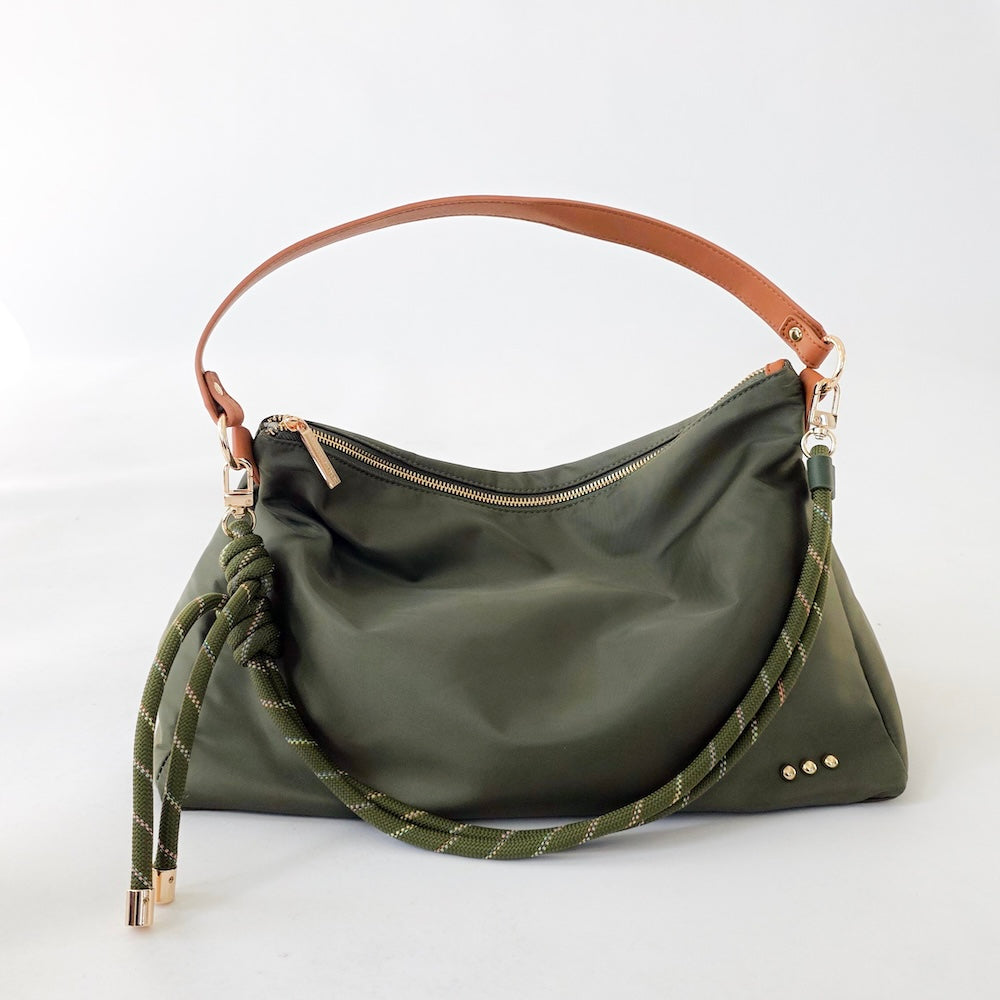 Nikki Nylon Slouchy Shoulder Bag - Bexa Boutique