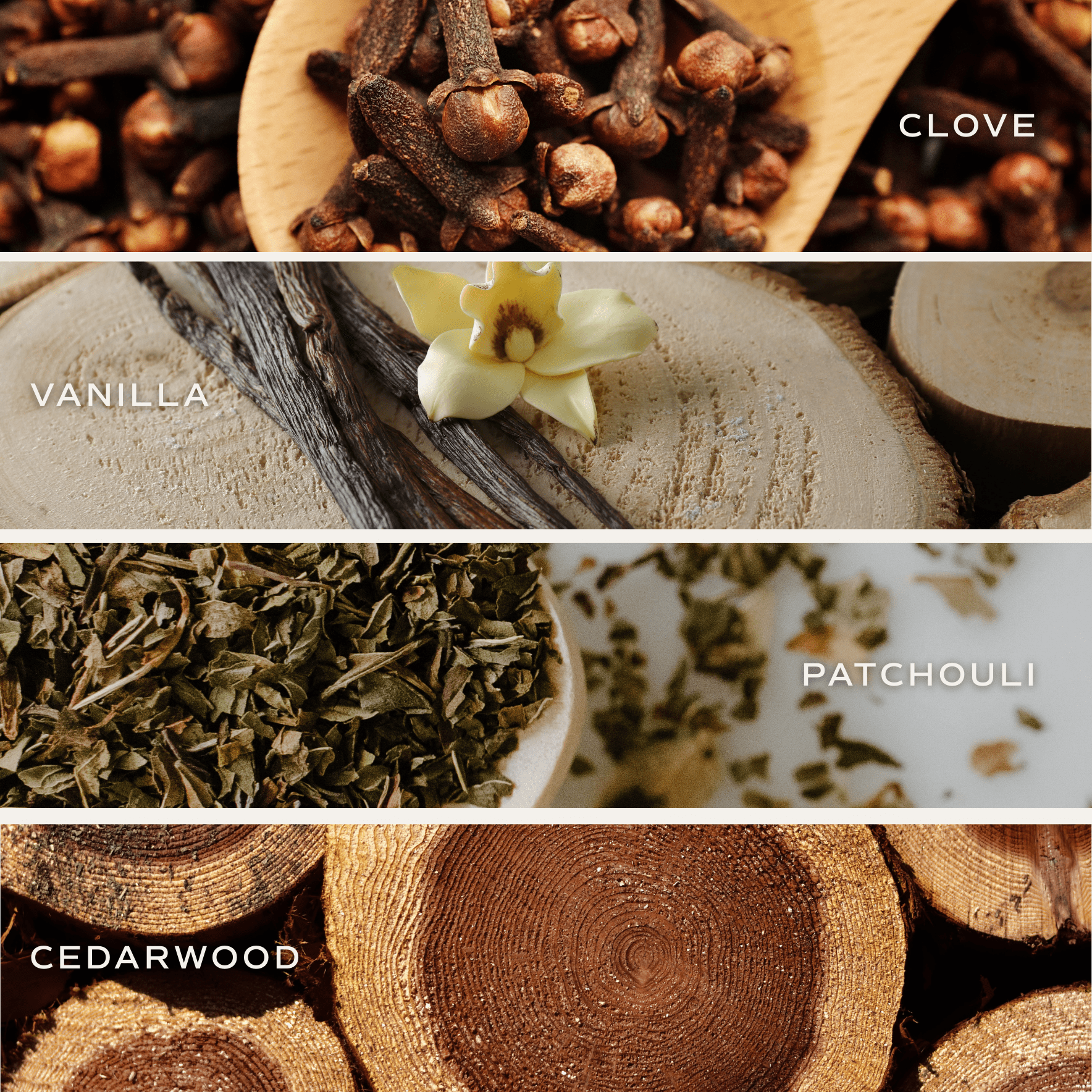 Palo Santo Patchouli Soy Candle - Tan Matte Jar - 15 oz