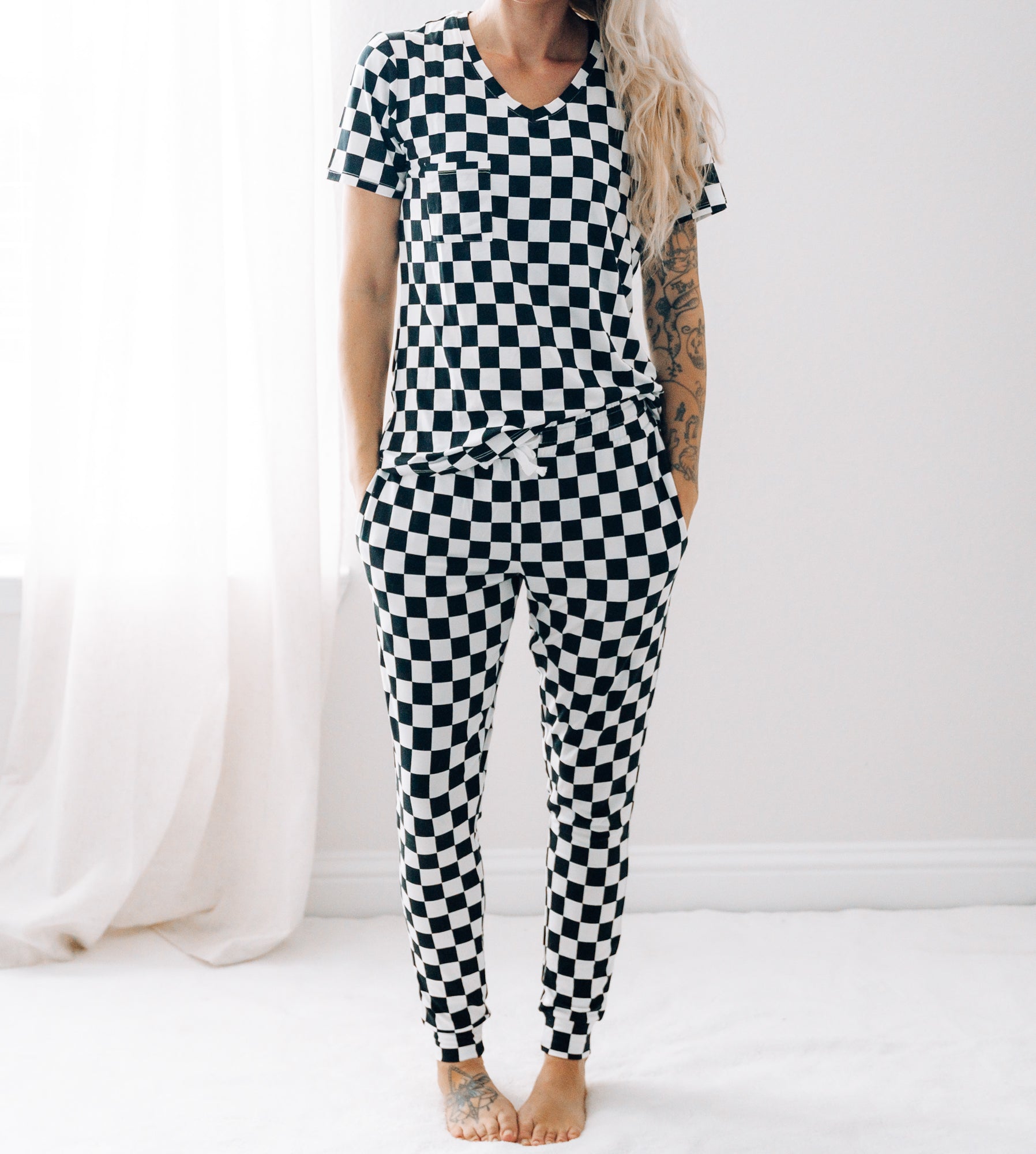 MAMA JOGGERS- B+W Check