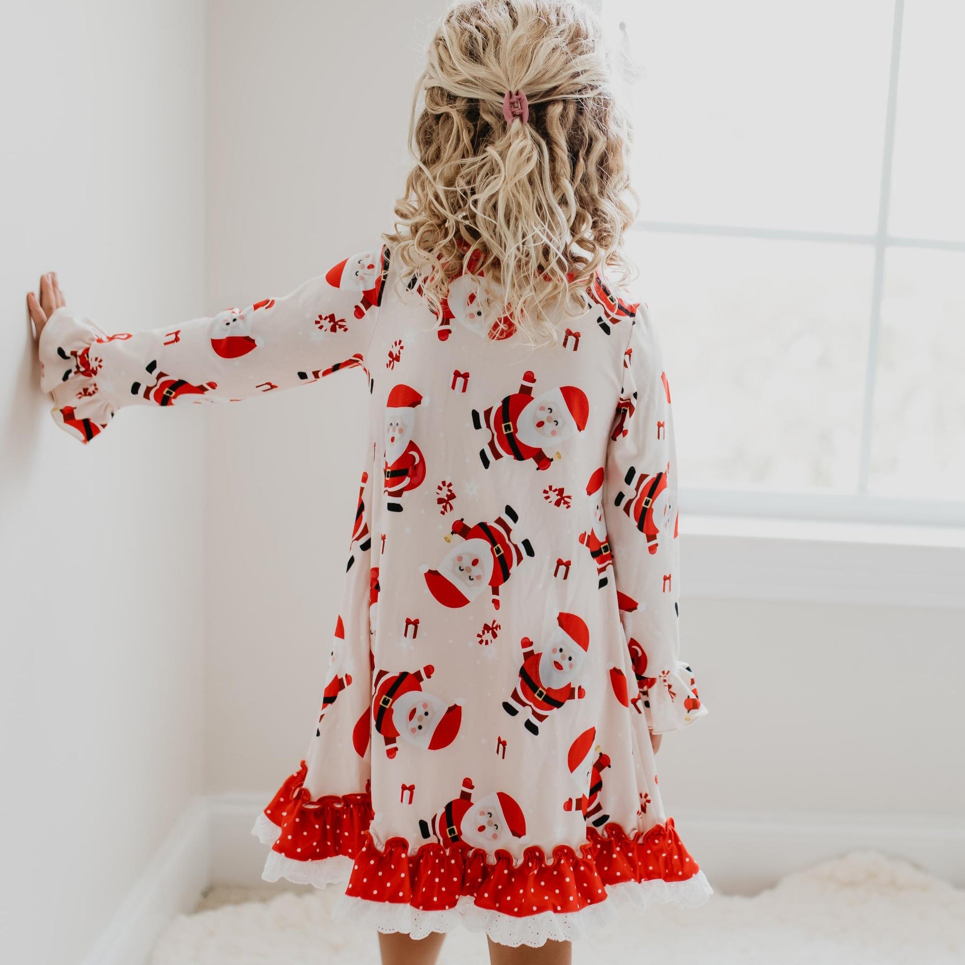 Red Santa Lounge Play Gown