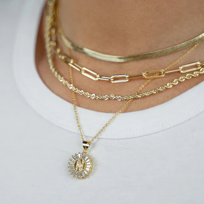 PREORDER: Mini Radiant Initial Necklace