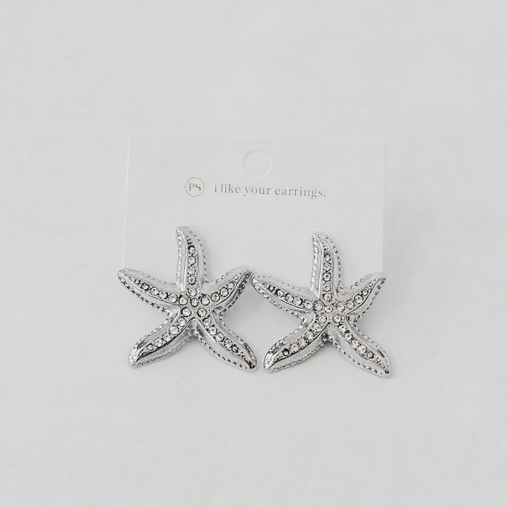 Starfish Earrings - WATERPROOF - Gold - Bexa Boutique