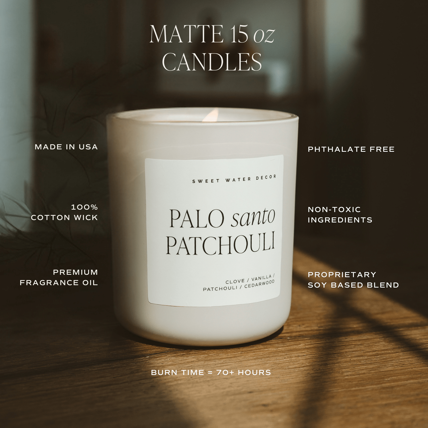 Land of the Free Home of the Brave Soy Candle - Red Matte Jar - 15 oz