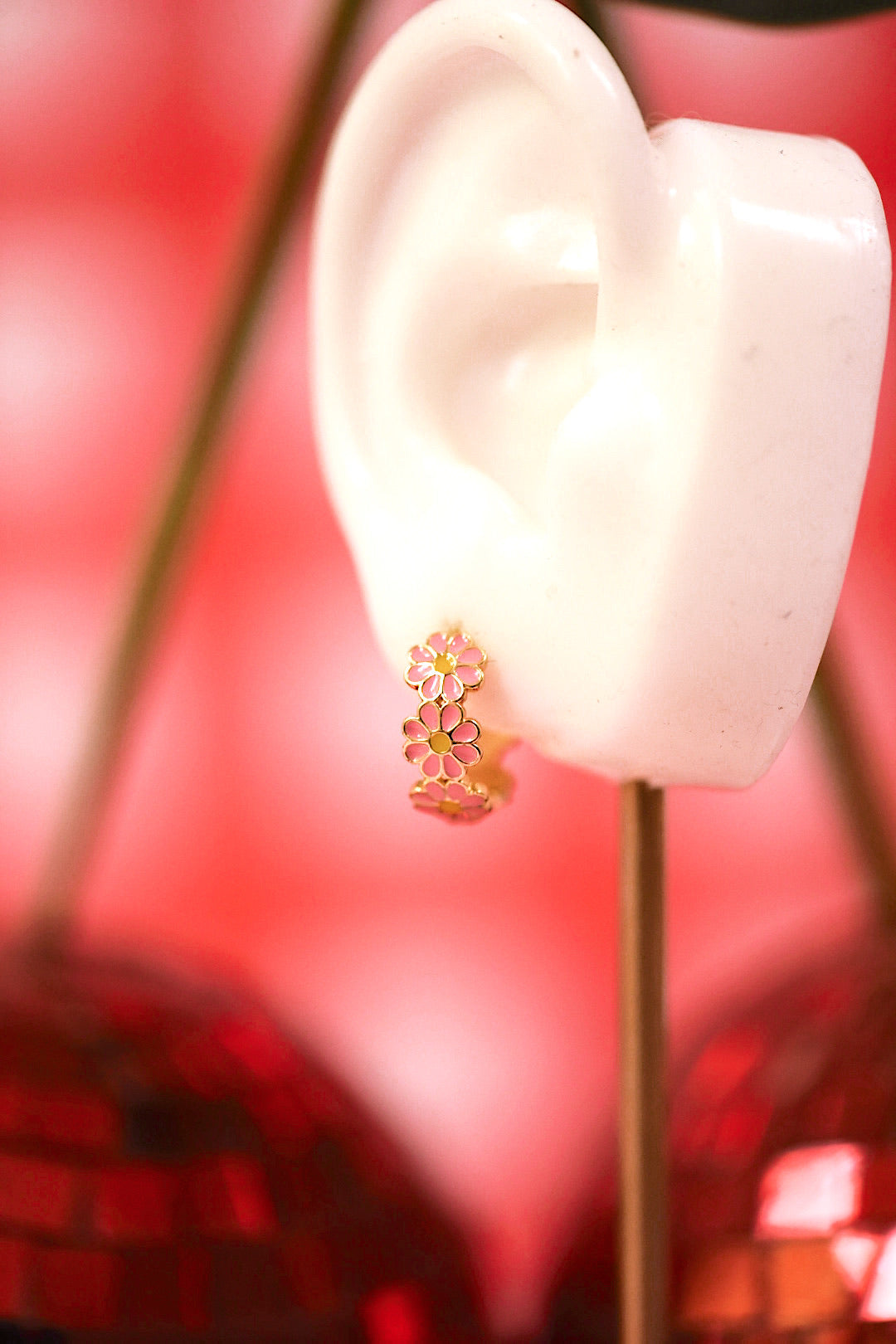 Daisy Hoops (3 Color Options)
