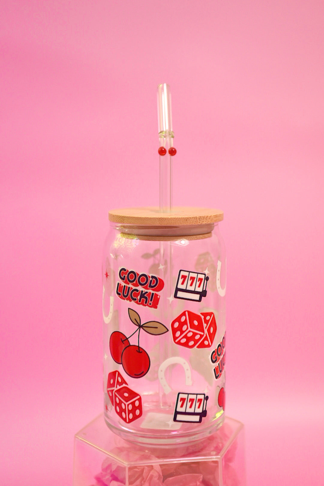 Vegas Baby Glass Cup