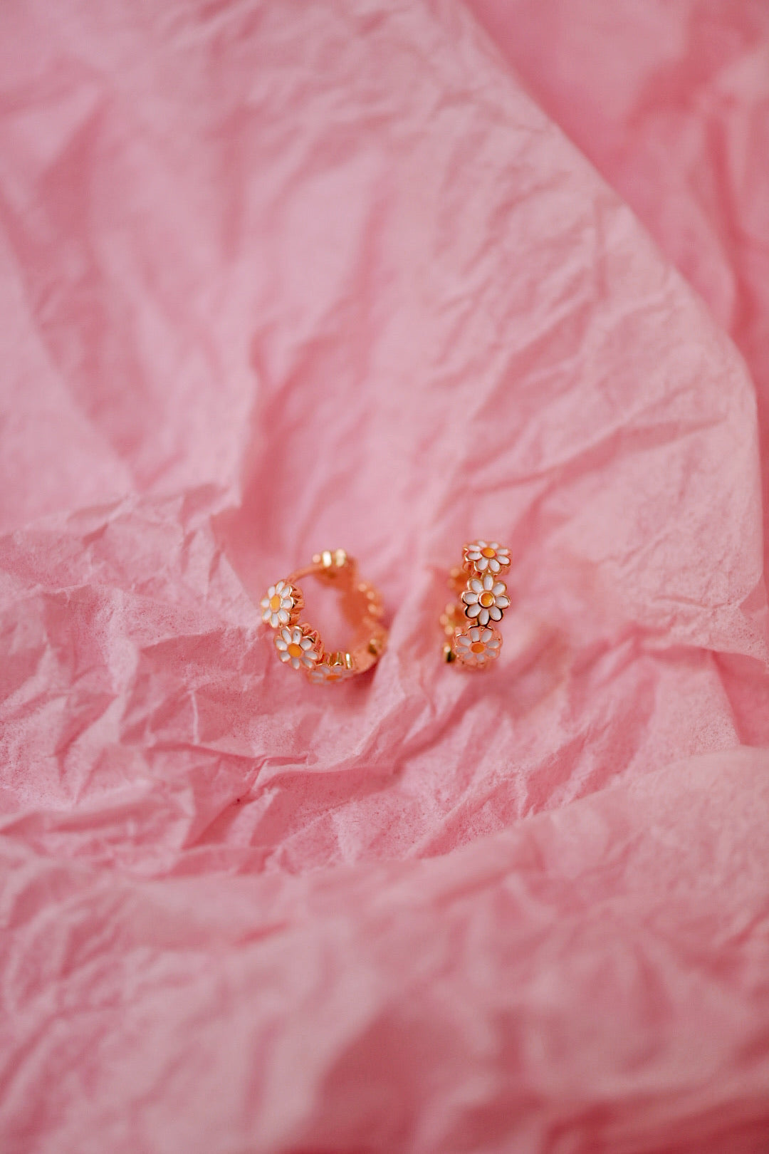 Daisy Hoops (3 Color Options)