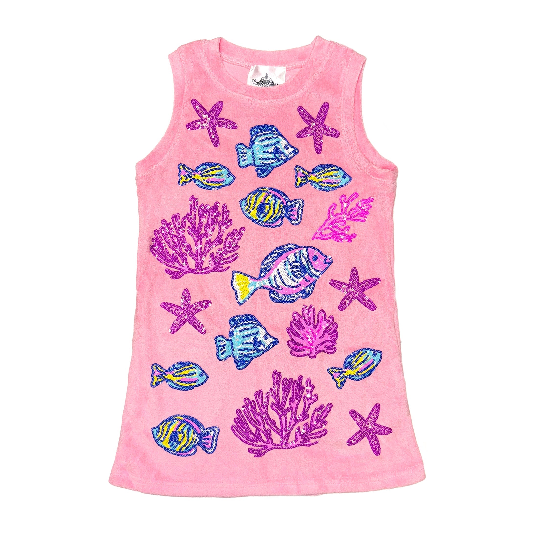 Under the Sea Sequin A-Line Mini Dress – Light Pink - Bexa Boutique