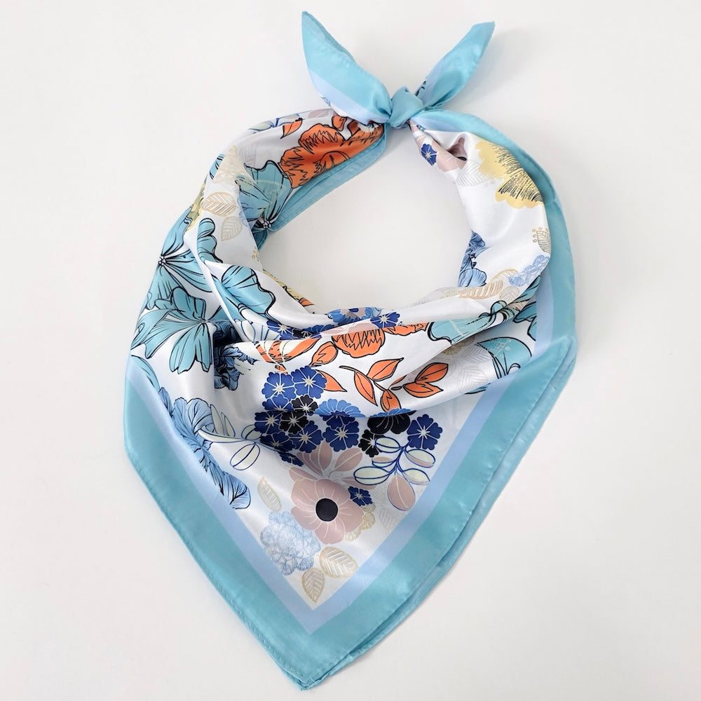 Vera Floral Square Scarf