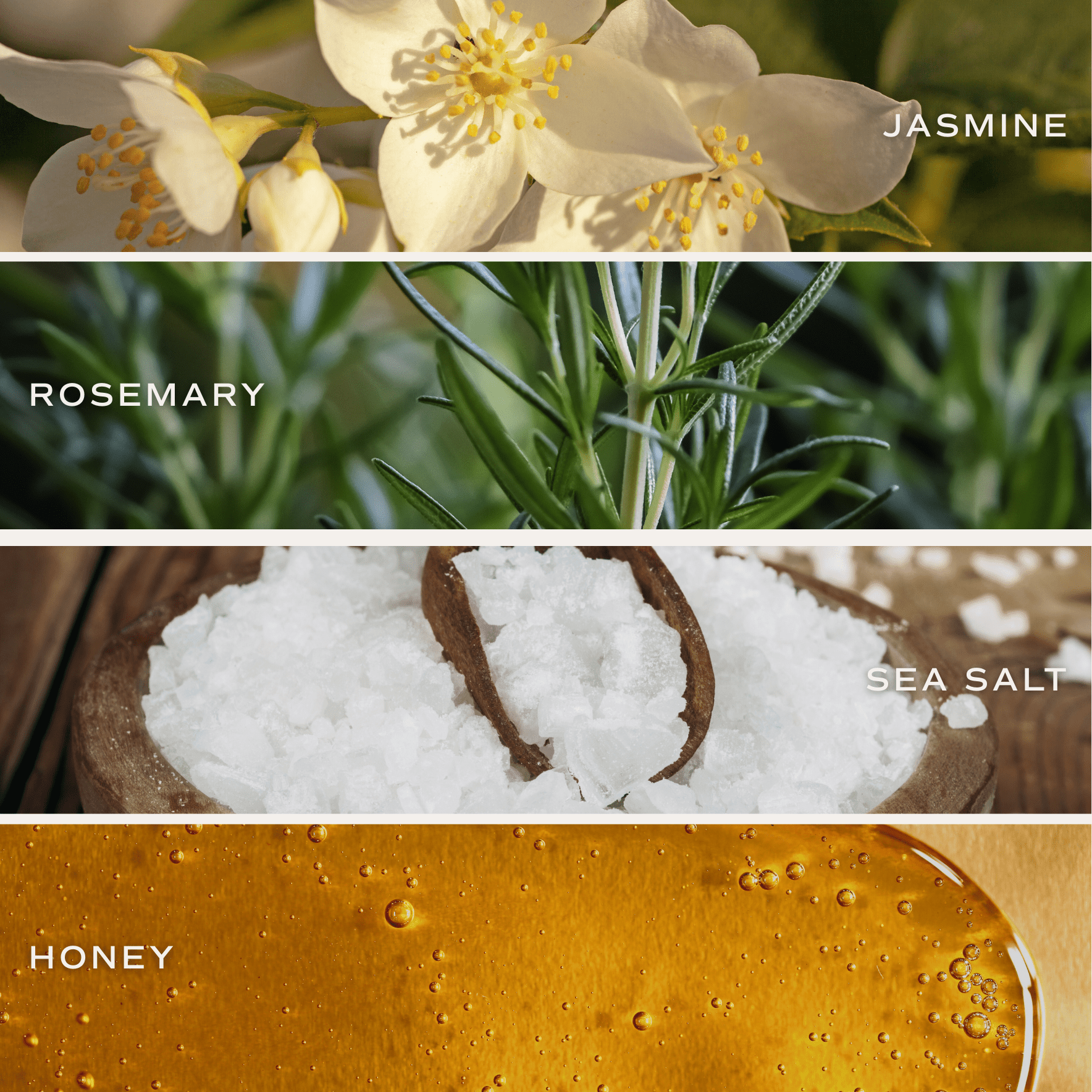 Best Grandma Ever Soy Candle - Clear Jar - 9 oz (Wildflowers and Salt)