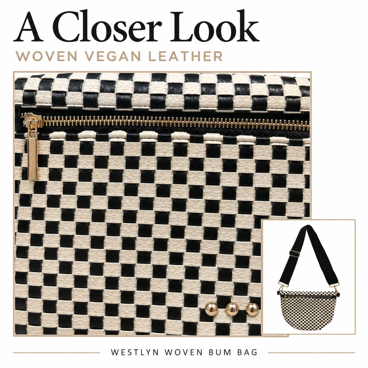 Westlyn Woven Bum Bag  - TOP SELLER