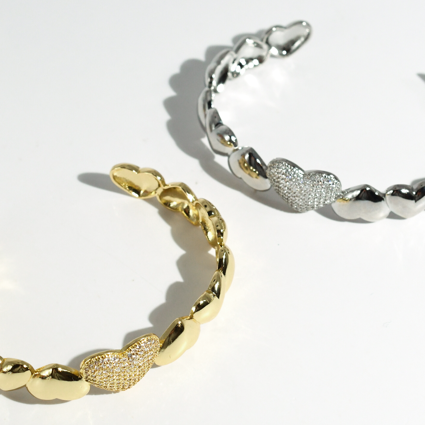 Wrapped In Hearts Bangle