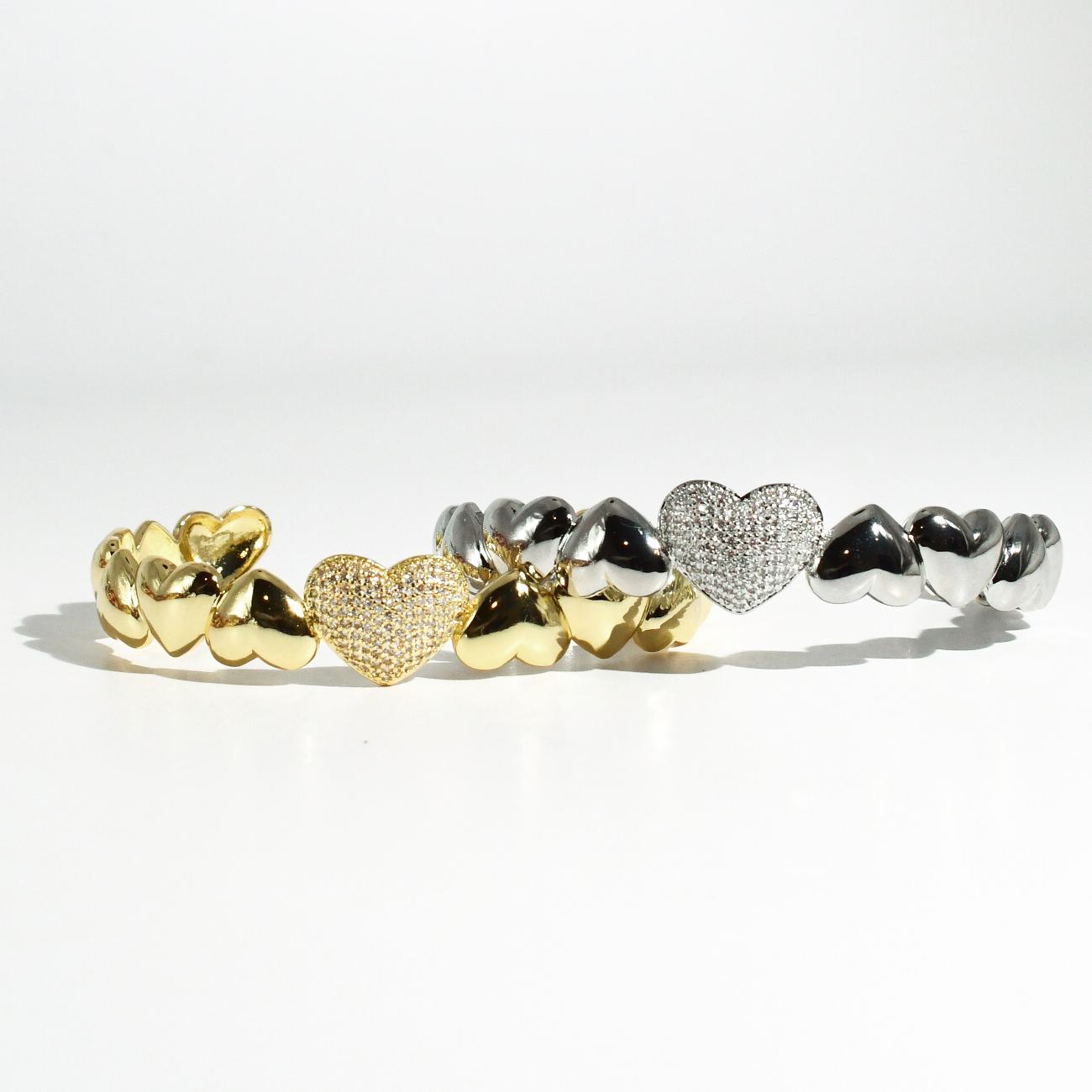 Wrapped In Hearts Bangle
