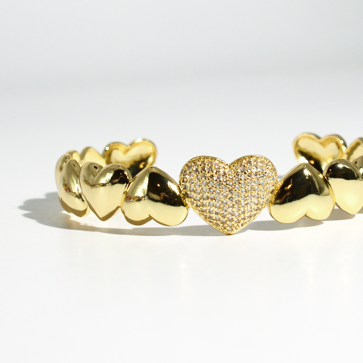 Wrapped In Hearts Bangle