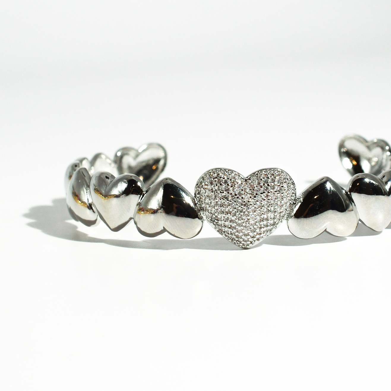 Wrapped In Hearts Bangle