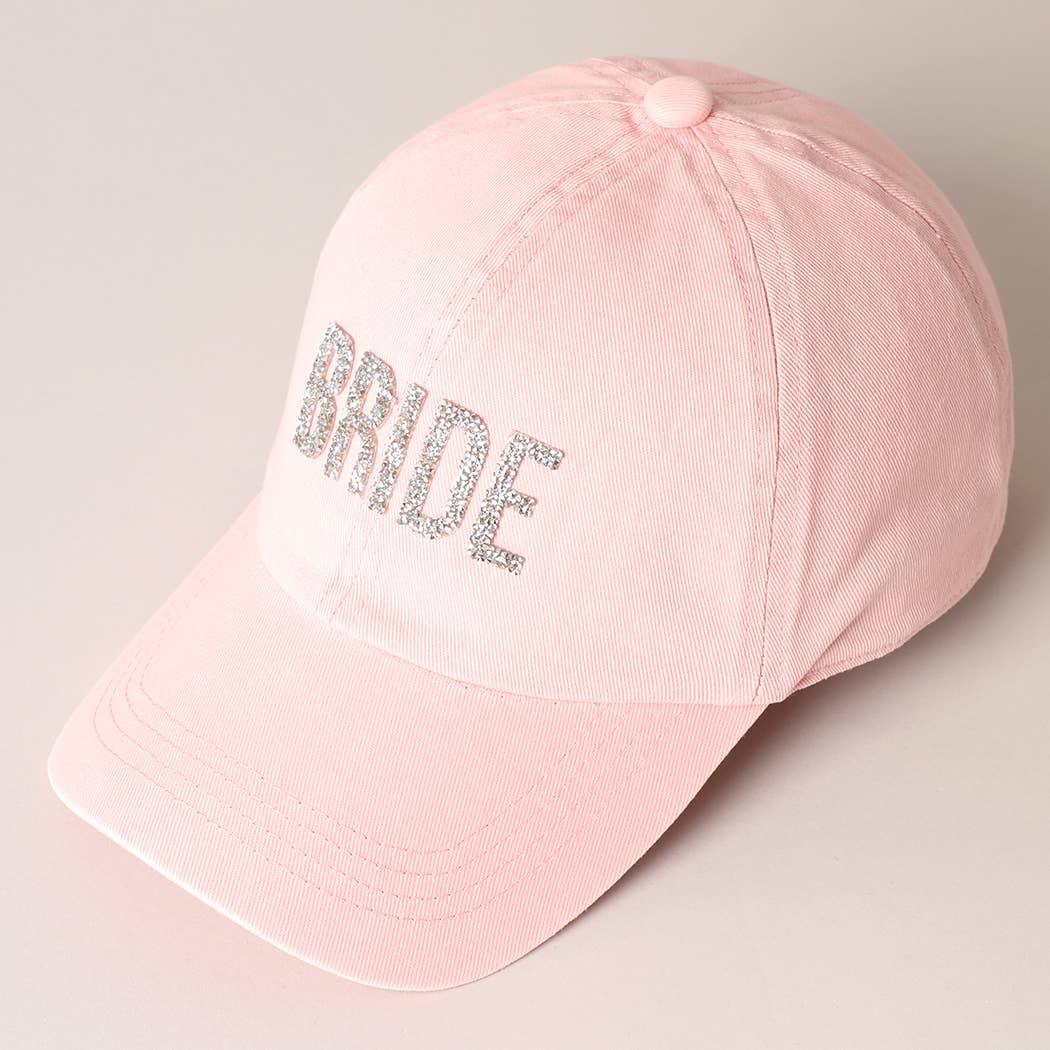 Bride Glitter Letter Patch Baseball Cap