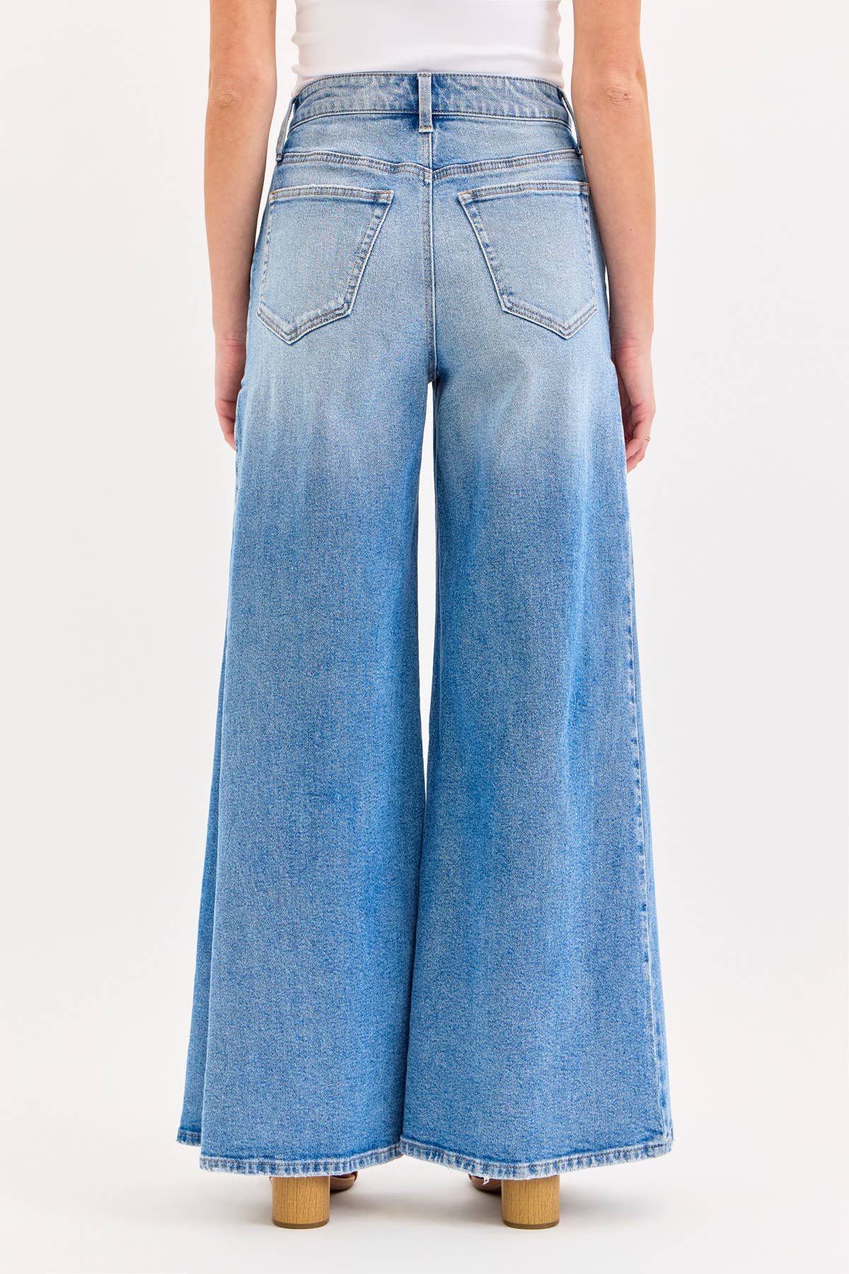 Cello High Rise Super Wide Leg jeans
