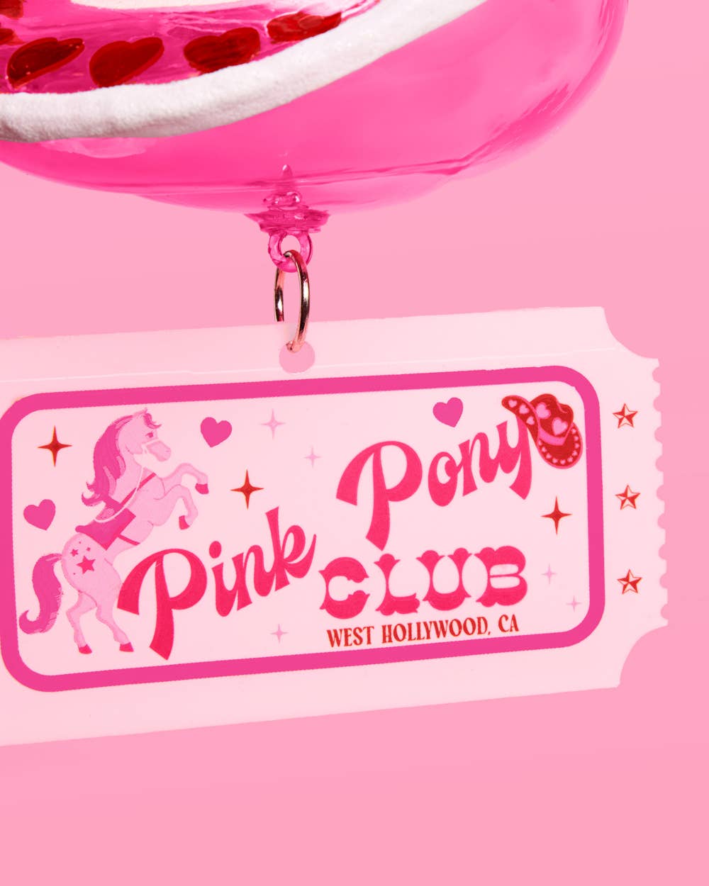 Pink Pony Club Chappell Roan Christmas Ornament - glass Christmas Xmas