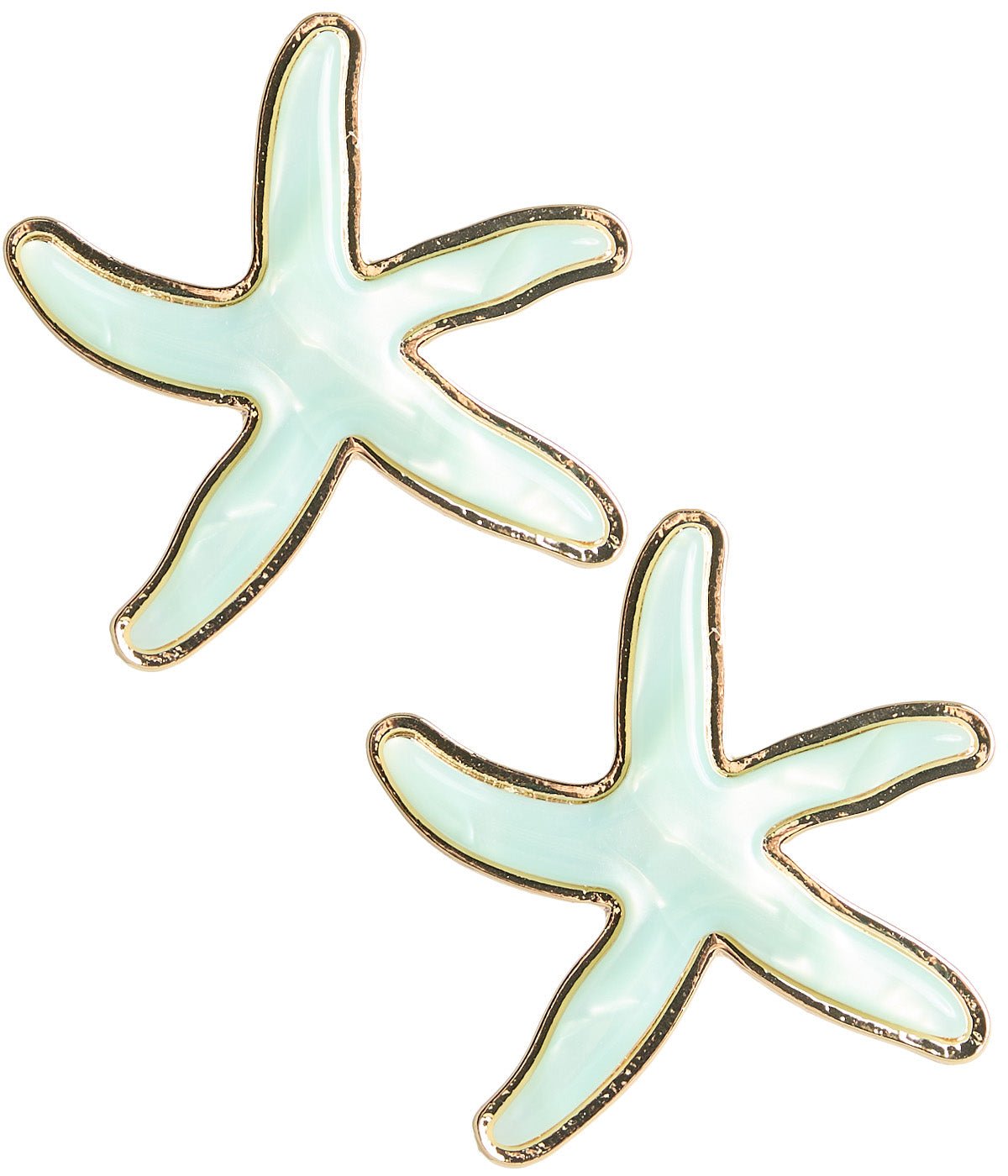 Acrylic Starfish Earring - Light Pink - Bexa Boutique