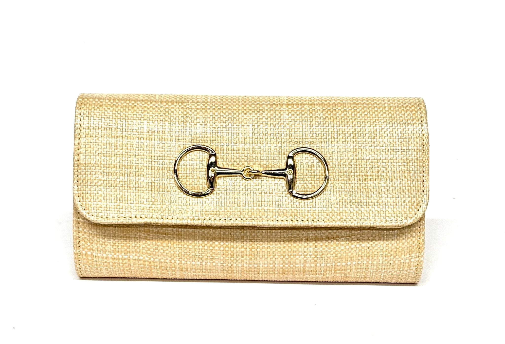 Avery Clutch Straw - Charm - Bexa Boutique