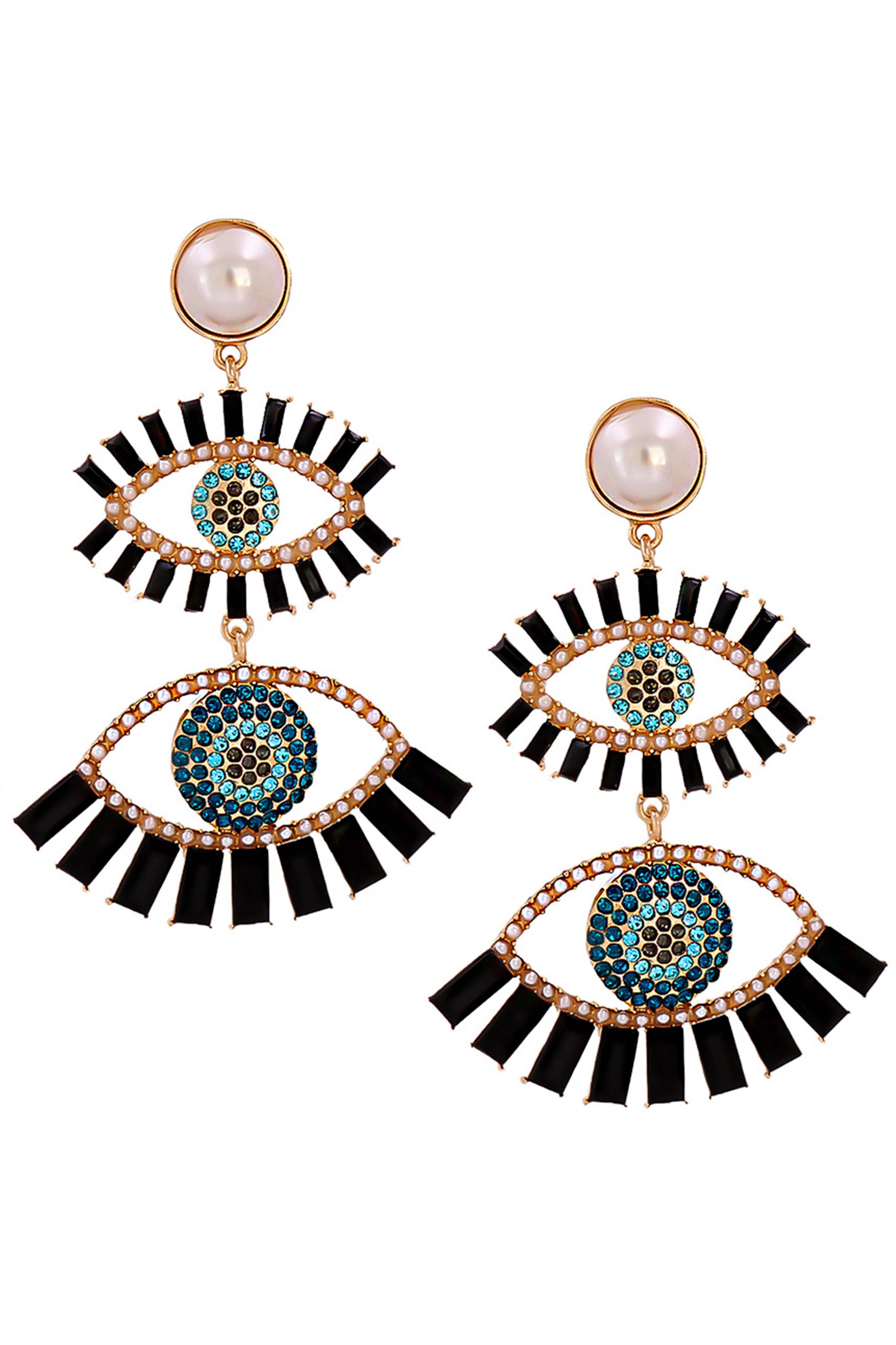 Multilayer Against Evil Eyes Earrings