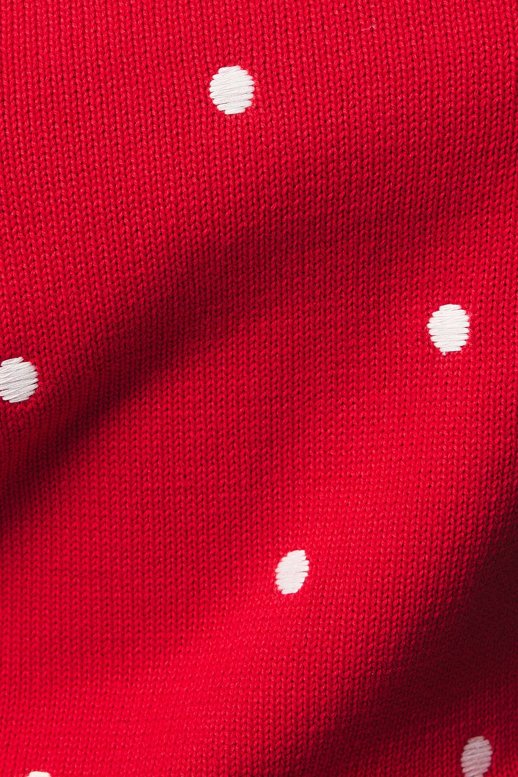 POLKA DOT EMBROIDERED SWEATER