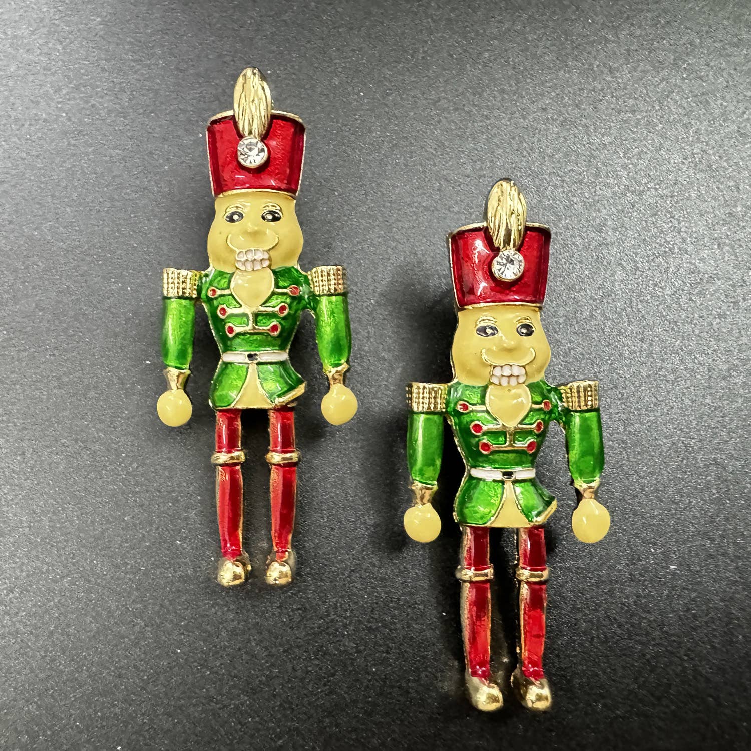 Nutcracker Soldier Alloy Earrings