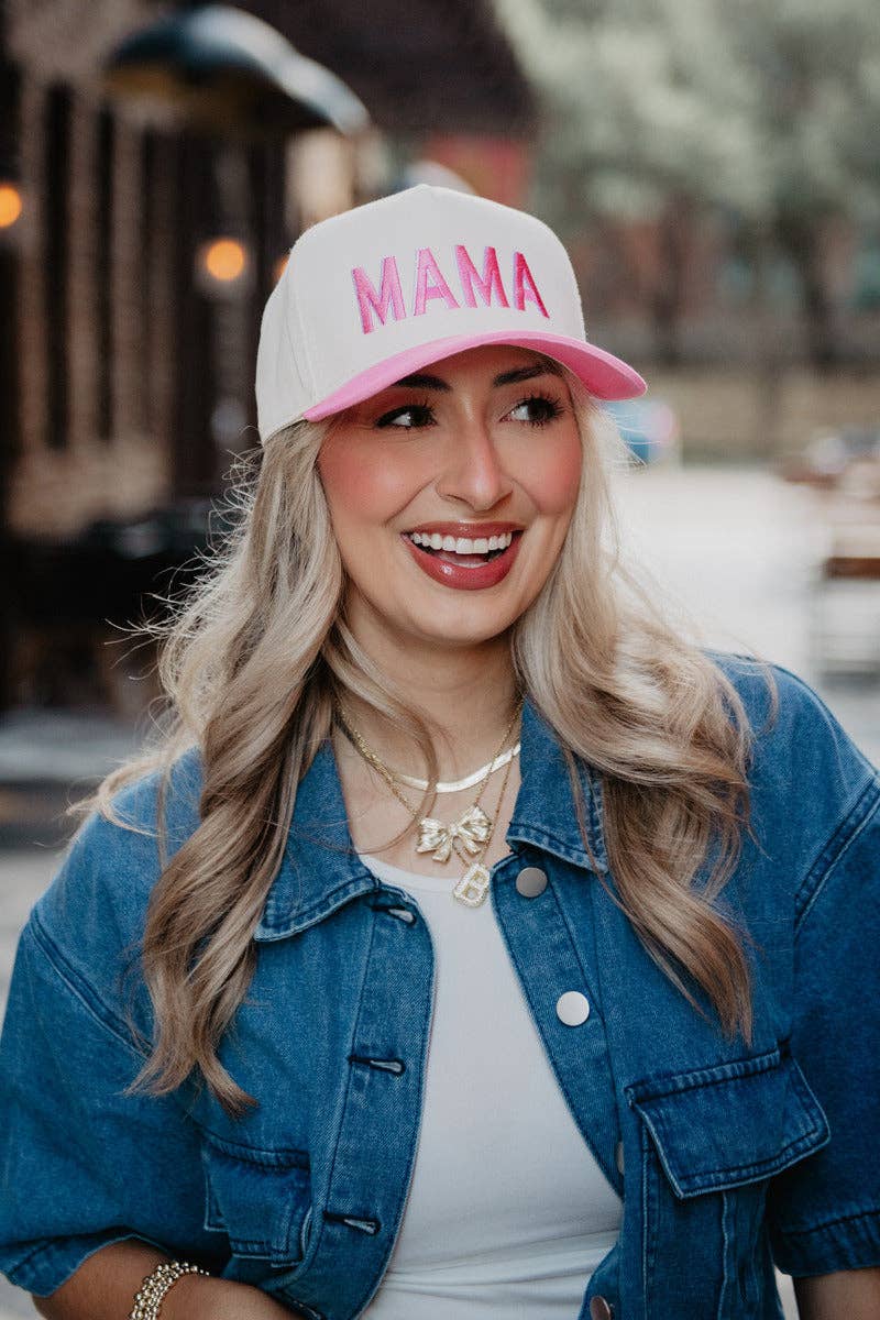 MAMA Mother's Day Two-Toned Vintage Hat