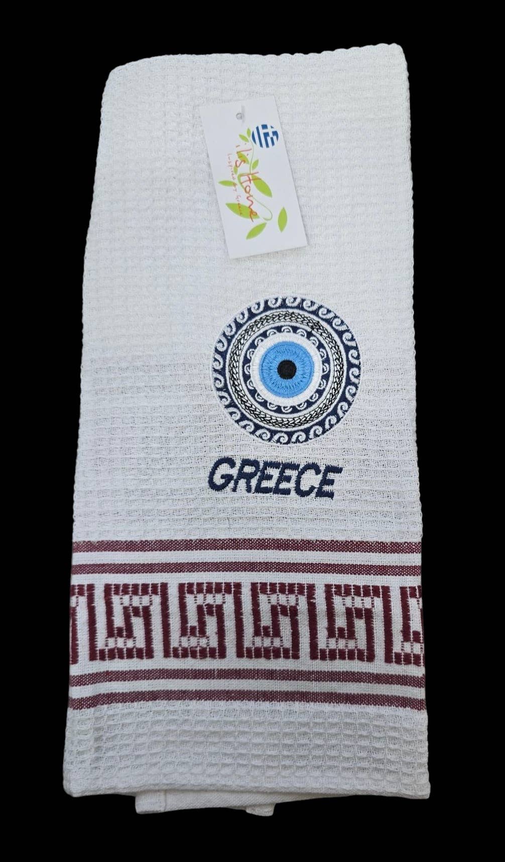 100% Cotton Mati (Evil Eye) Kitchen Towel – Imported