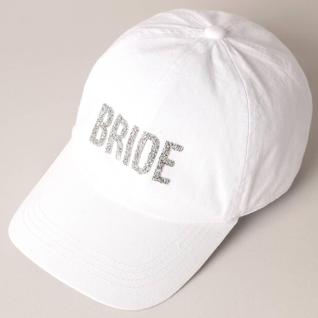 Bride Glitter Letter Patch Baseball Cap