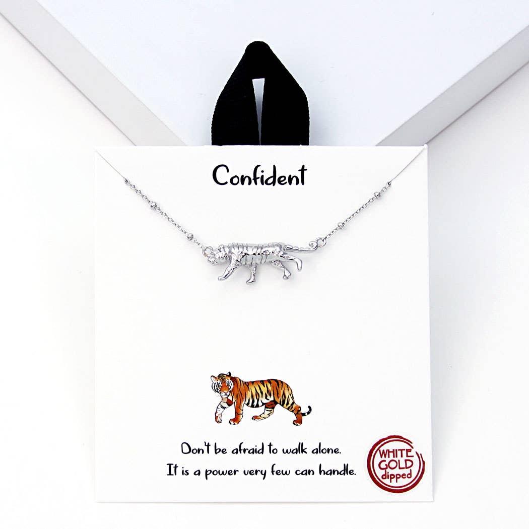 Tiger Body  Gold-Dipped Pendant Necklace