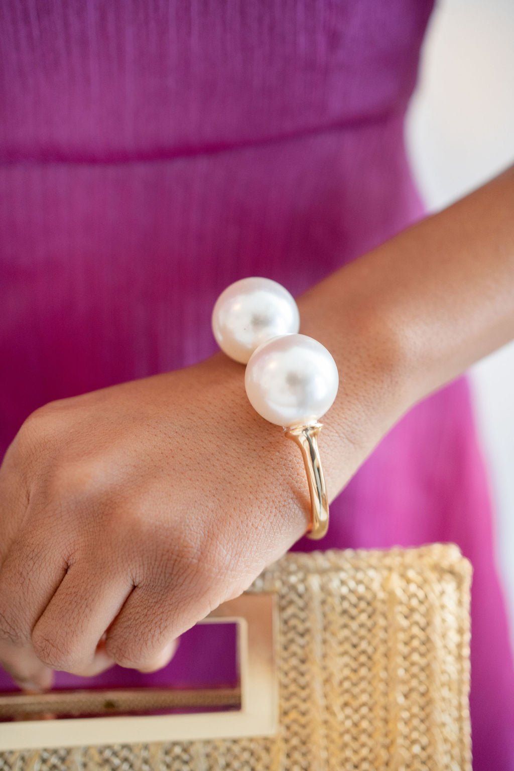 Brooke Pearl Bangle - Bexa Boutique
