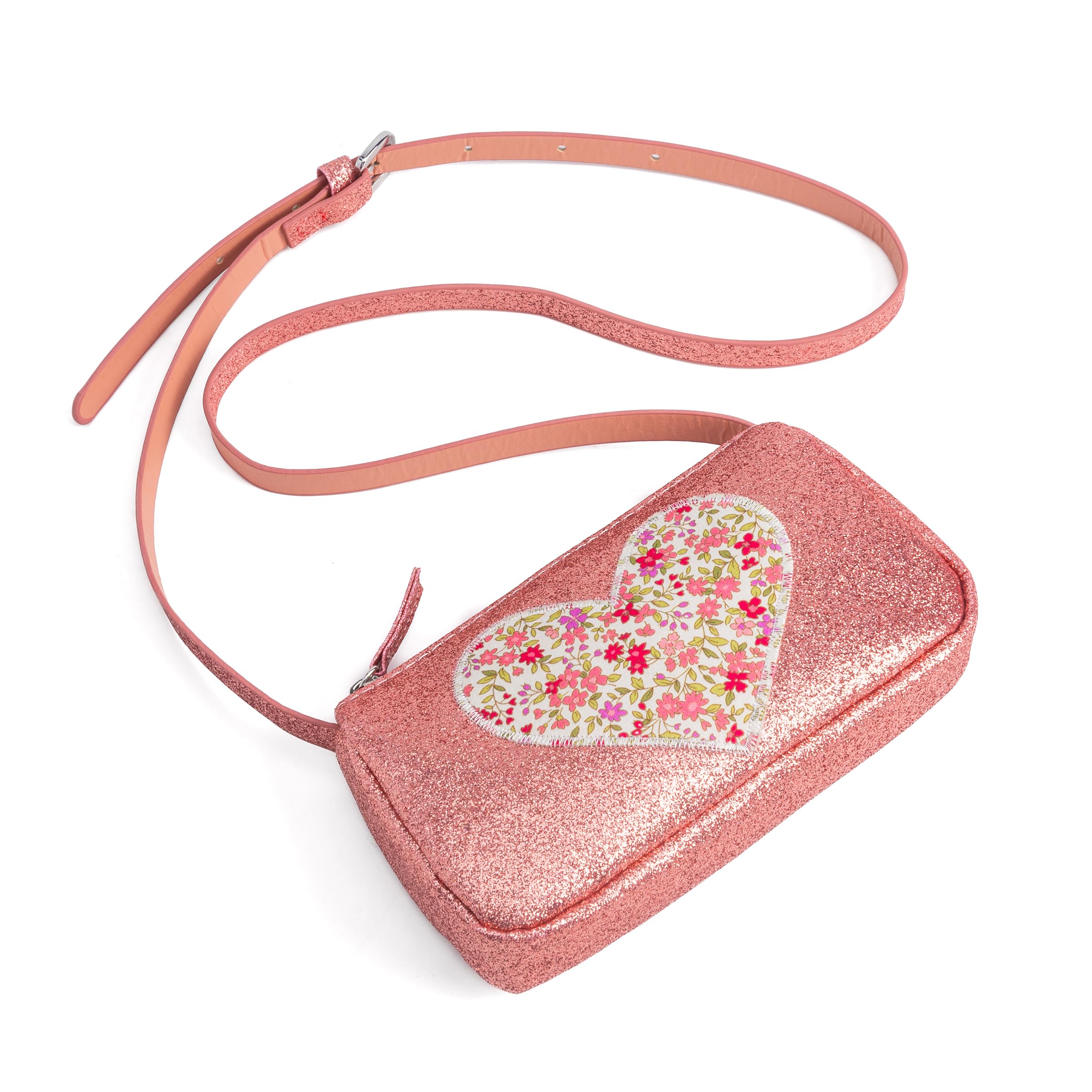 Sparkly Glitter Heart Purse for Little Girls (Ages 3–8, Toddlers) Cute and Stylish Design, Premium Quality